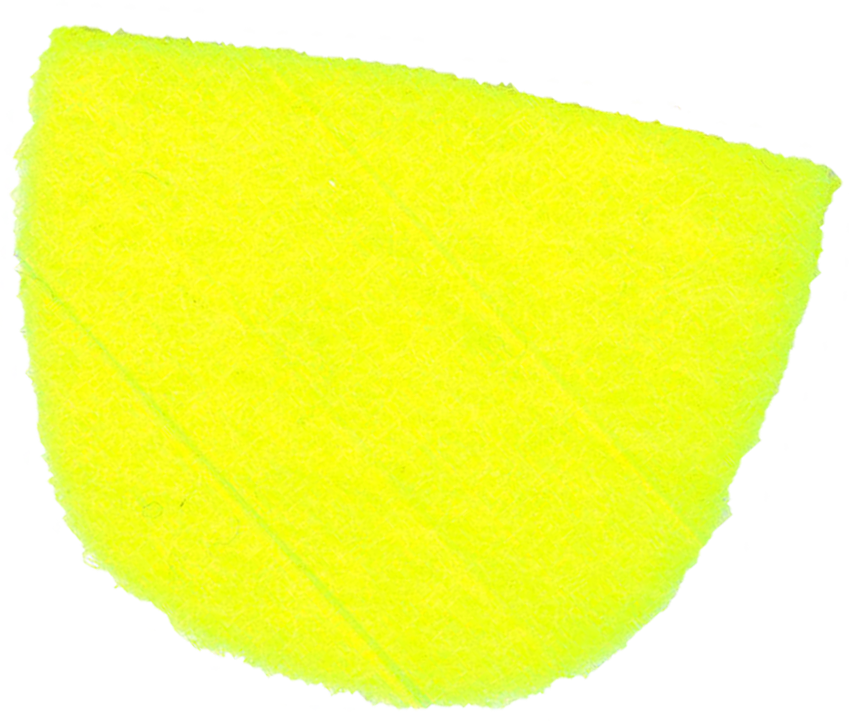 Background image of piece of bright yellow wool